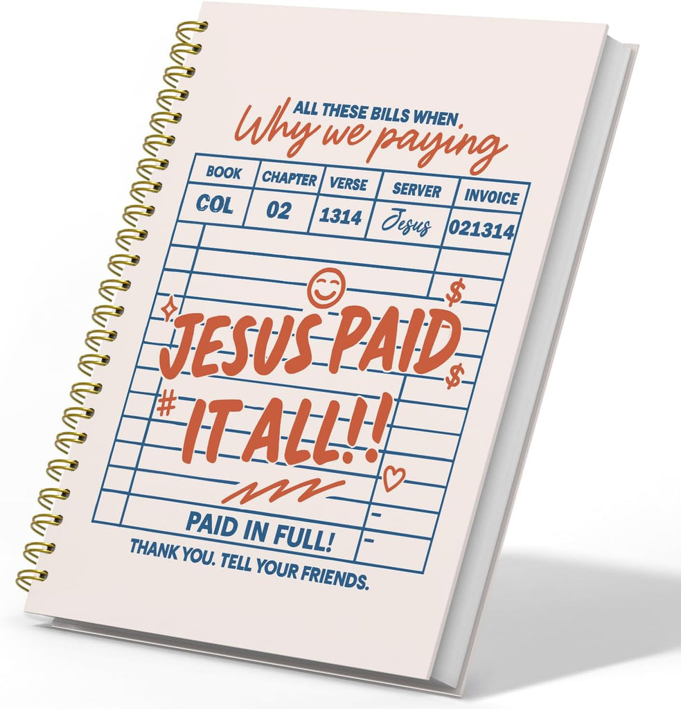 Jesus Paid it All Notebook