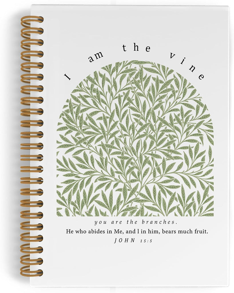 I Am The Vine Spiral Notebook