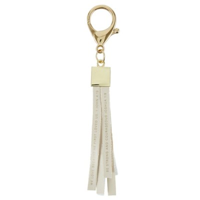 Be Strong and Courageous Keychain