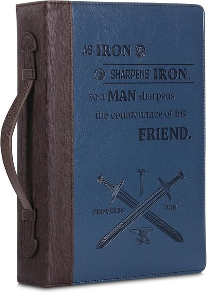 Iron Sharpens Iron Bible Cover