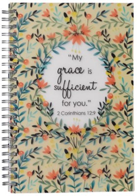 Grace Is Sufficient Wire bound Notebook