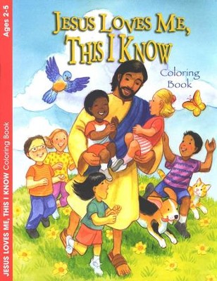 Jesus Loves Me, This I Know, Coloring Book